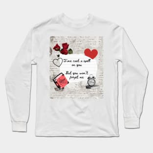 Silver Springs Lyrics Print Long Sleeve T-Shirt